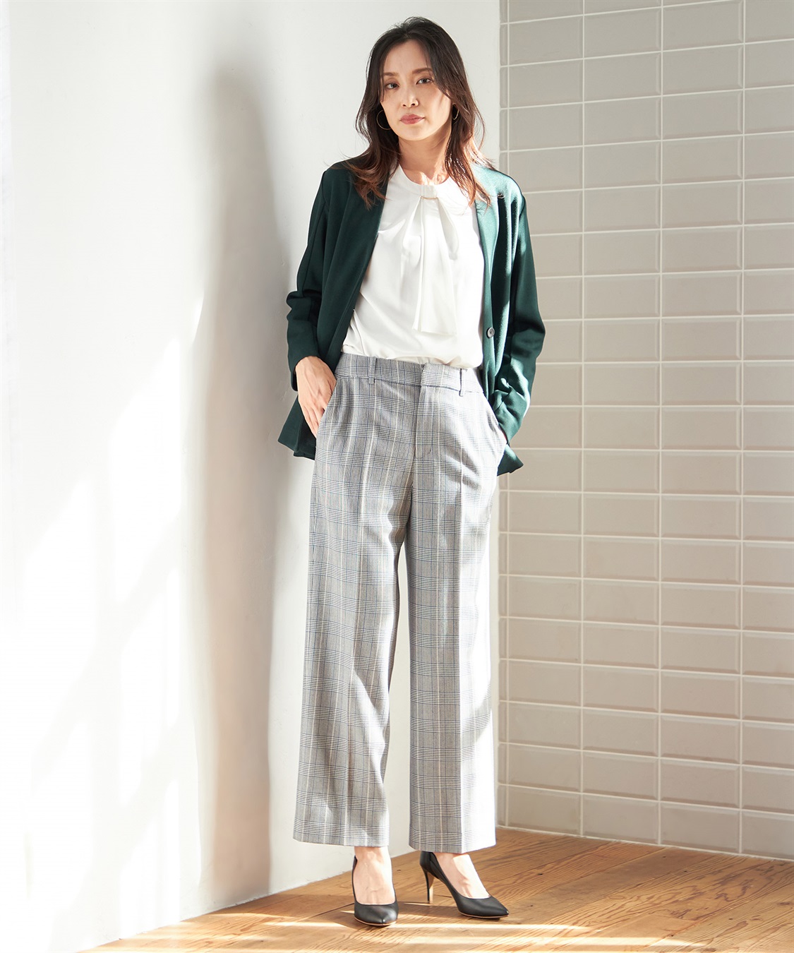 A/C DESIGN BY ALPHA CUBIC ローズオイル加工ワイドパンツ_sub_9