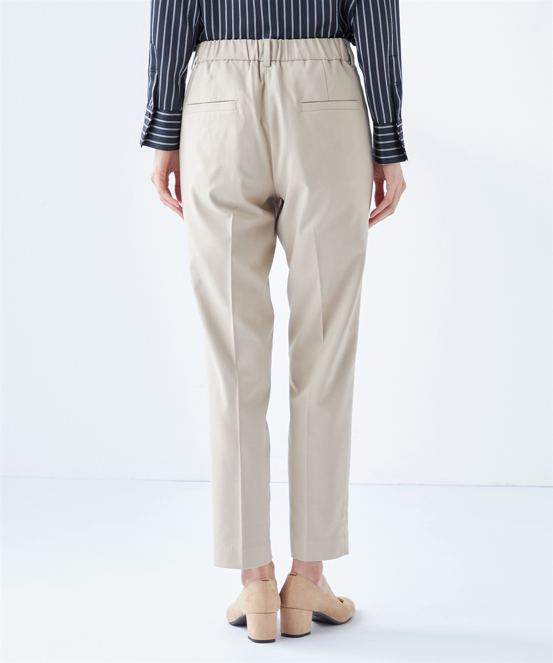 A/C DESIGN BY ALPHA CUBIC ストレッチテーパードパンツ_sub_2