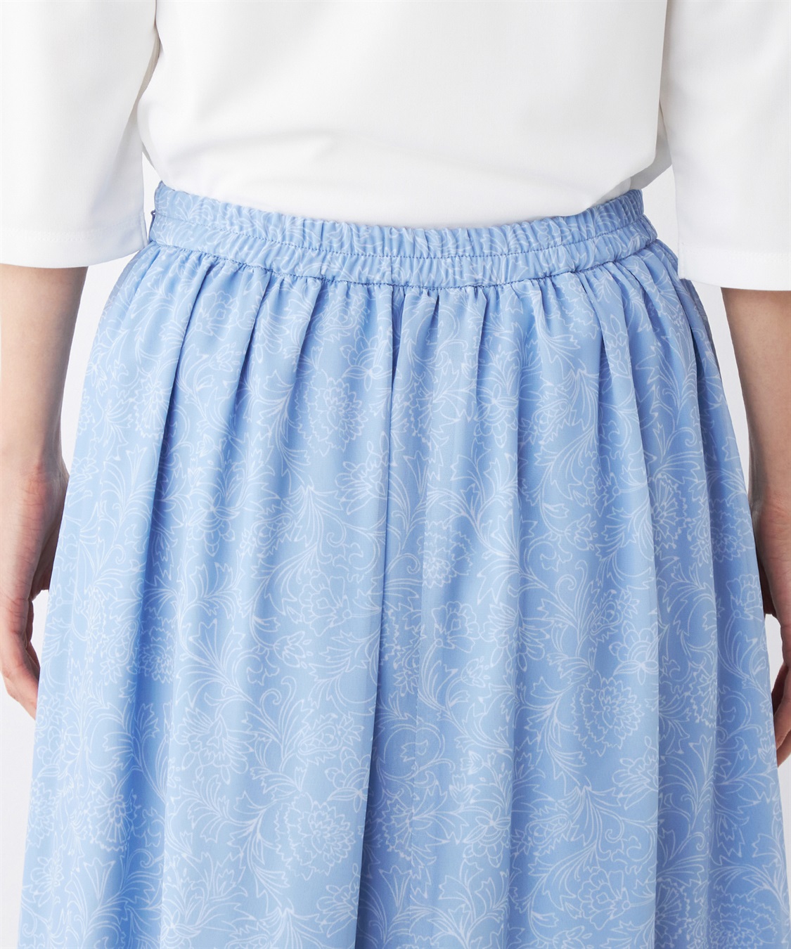 プリントフレアスカート A/C DESIGN BY ALPHA CUBIC｜クロス