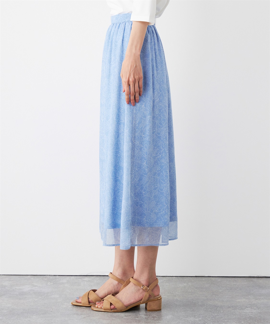 A/C DESIGN BY ALPHA CUBIC プリントフレアスカート_sub_13