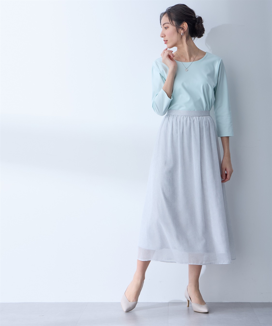 A/C DESIGN BY ALPHA CUBIC プリントフレアスカート_sub_18