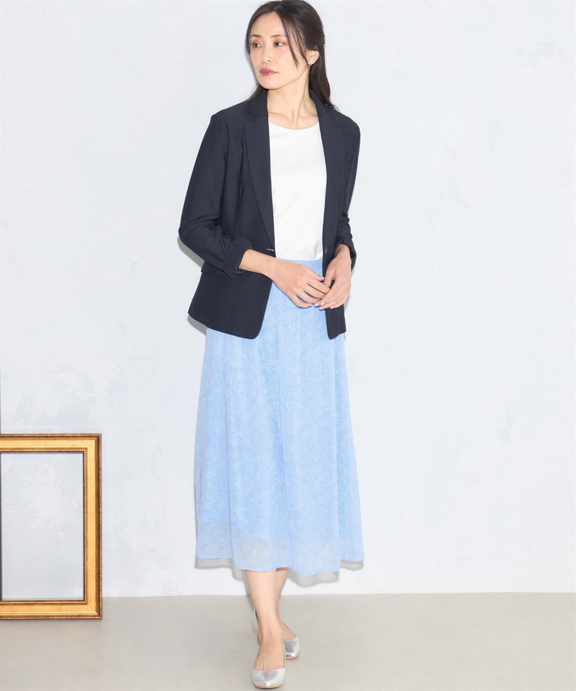 A/C DESIGN BY ALPHA CUBIC プリントフレアスカート_sub_21