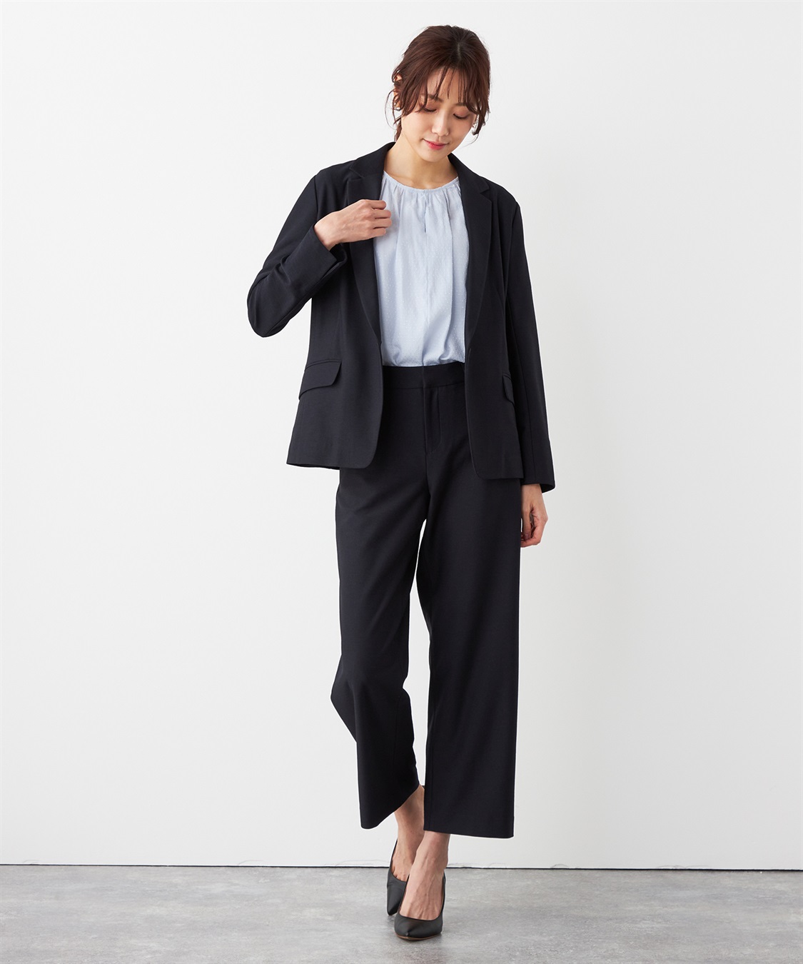 A/C DESIGN BY ALPHA CUBIC 【セットアップ対応】ラミージャージーワイドパンツ_sub_11