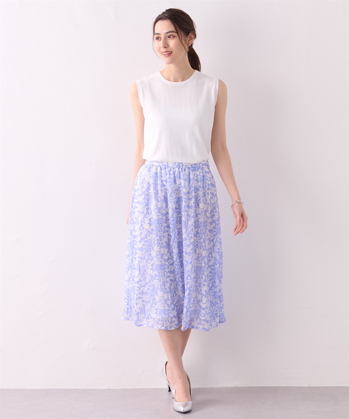 A/C DESIGN BY ALPHA CUBIC リバティプリントスカート_sub_3