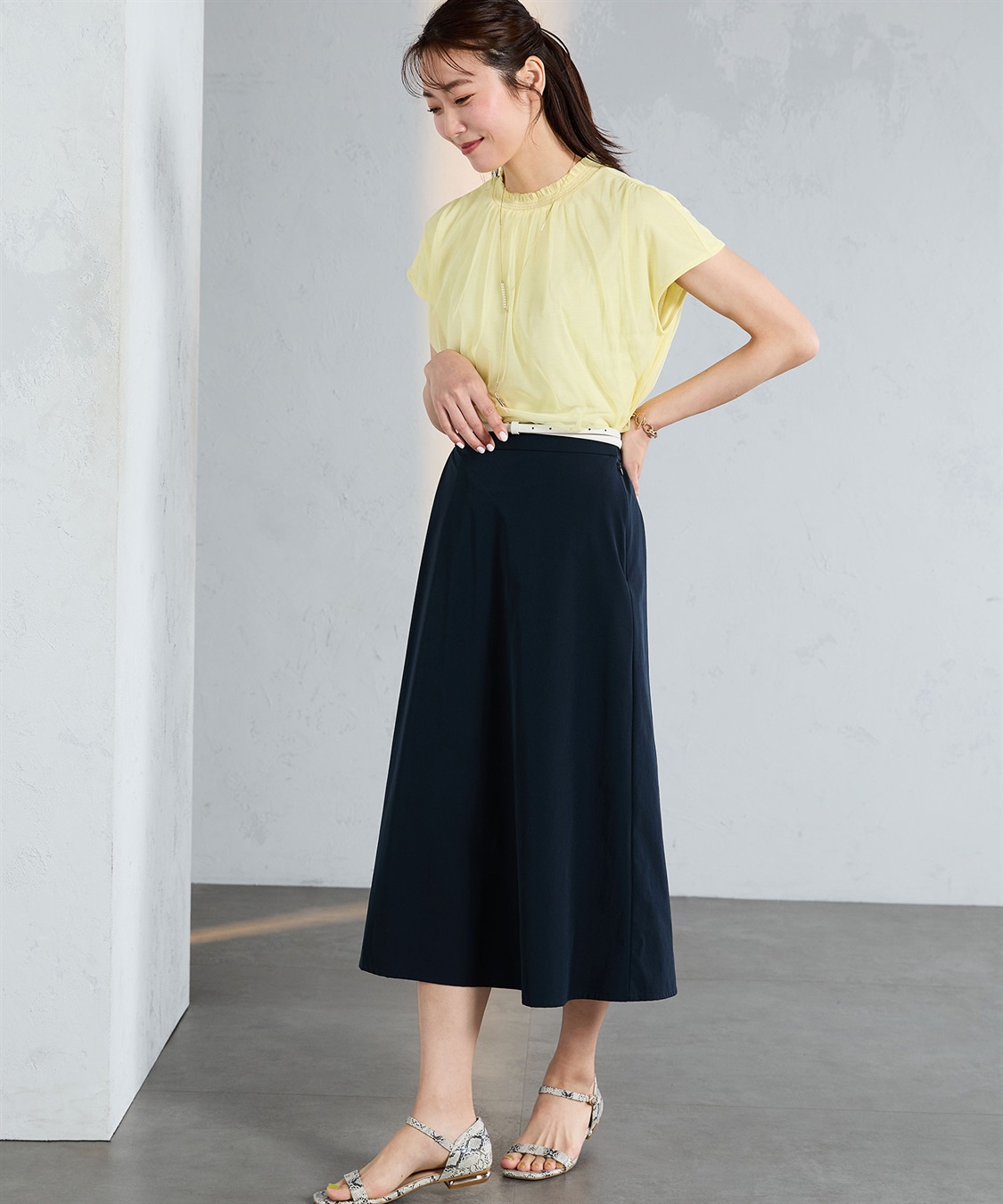 A/C DESIGN BY ALPHA CUBIC 【セットアップ対応】【はっ水・冷感】ラッシュガードロングスカート_sub_17