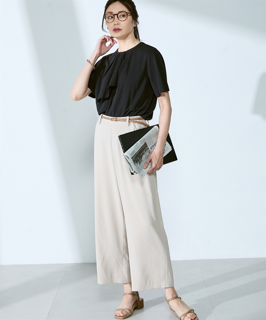 A/C DESIGN BY ALPHA CUBIC 【UVカット・冷感・ウォッシャブル】ワイドパンツ_sub_11