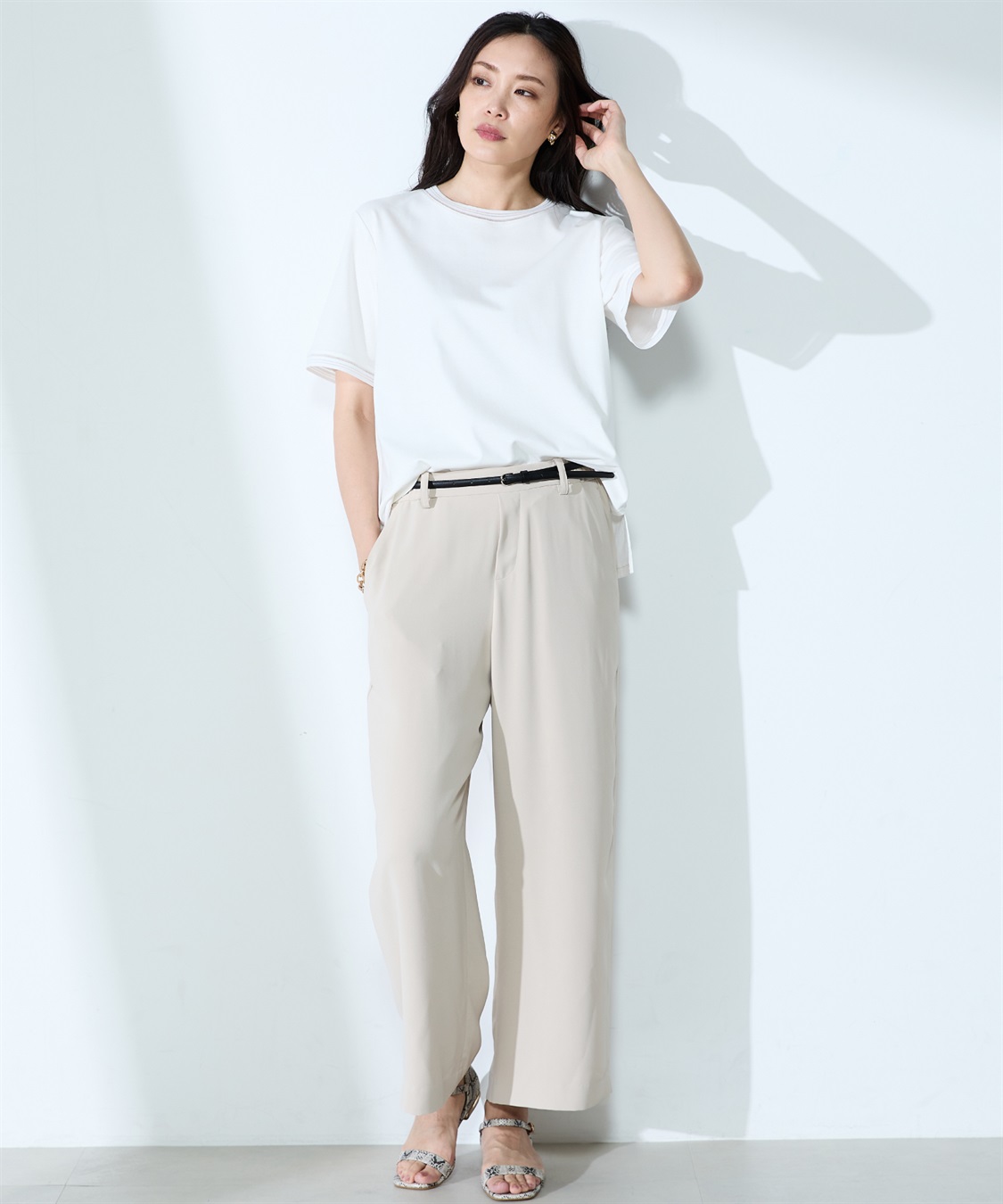 A/C DESIGN BY ALPHA CUBIC 【UVカット・冷感・ウォッシャブル】ワイドパンツ_sub_12