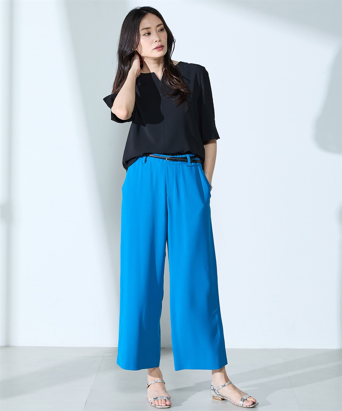 A/C DESIGN BY ALPHA CUBIC 【UVカット・冷感・ウォッシャブル】ワイドパンツ_sub_16