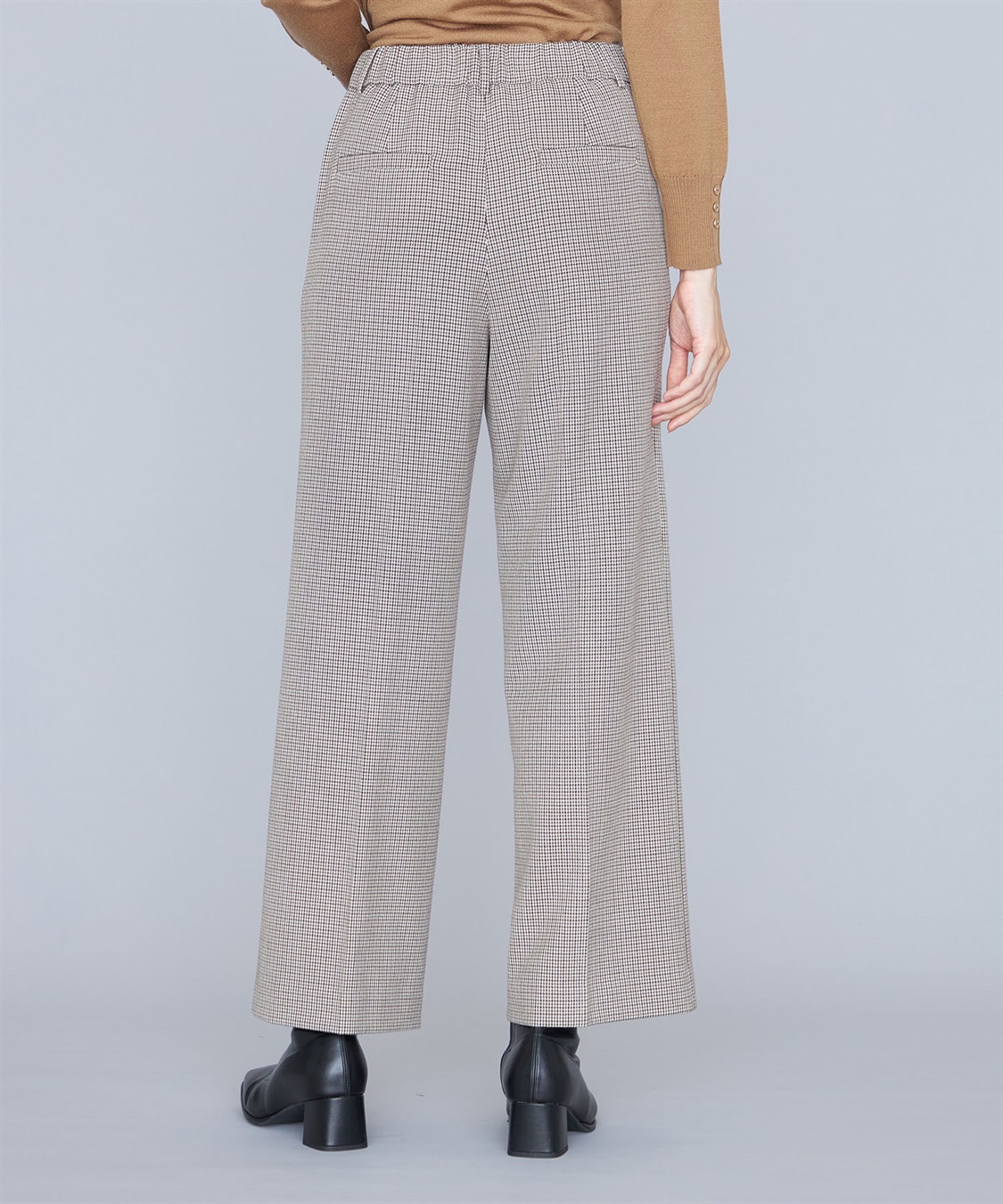 A/C DESIGN BY ALPHA CUBIC ローズ加工ワイドパンツ_sub_7