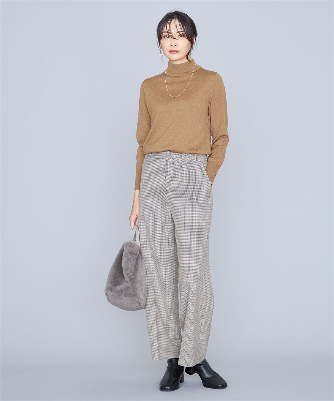 A/C DESIGN BY ALPHA CUBIC ローズ加工ワイドパンツ_sub_17