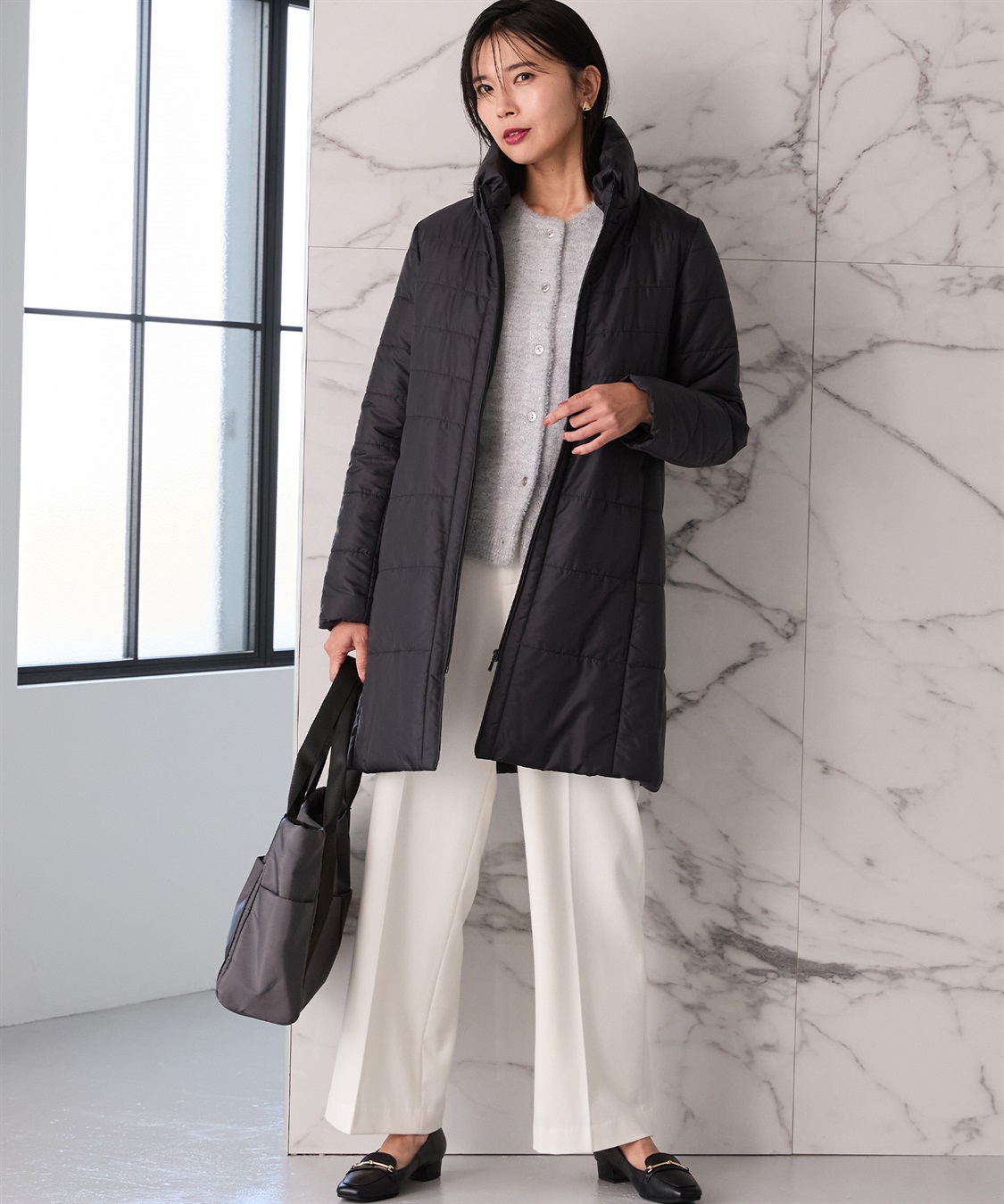 A/C DESIGN BY ALPHA CUBIC ローズ加工ワイドパンツ_sub_27