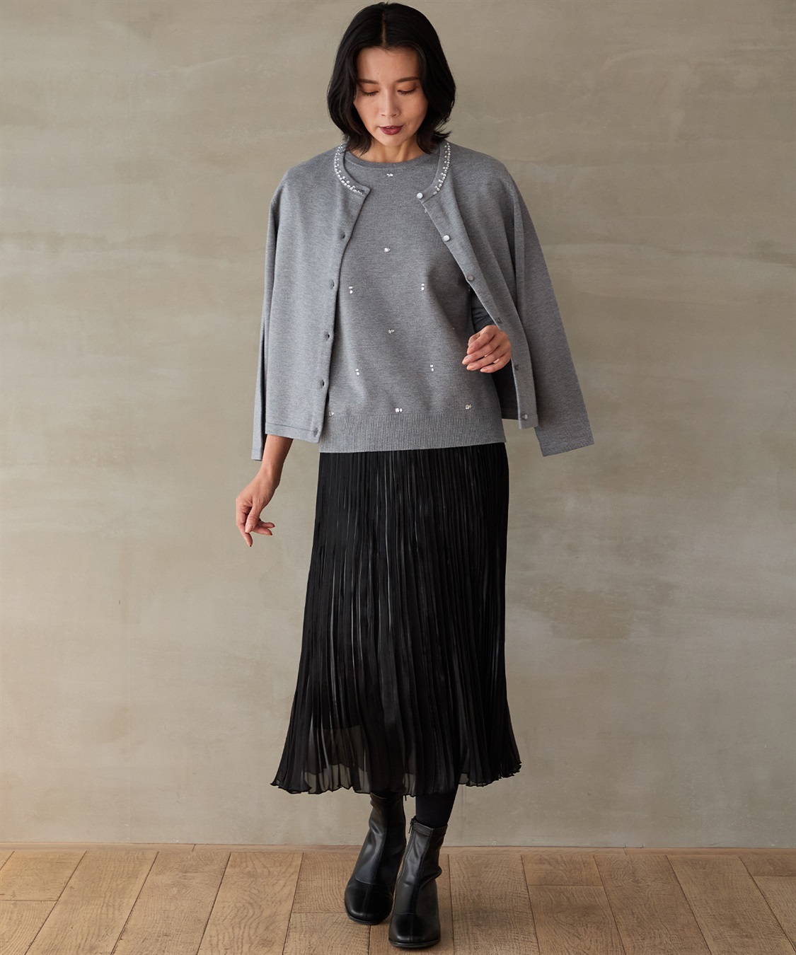 A/C DESIGN BY ALPHA CUBIC シャイニープリーツスカート_sub_21