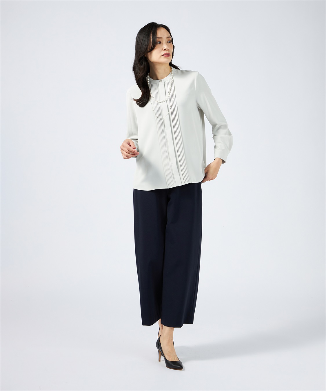 A/C DESIGN BY ALPHA CUBIC セミワイドパンツ【美モーションシリーズ・後ろウエストゴム】_sub_15