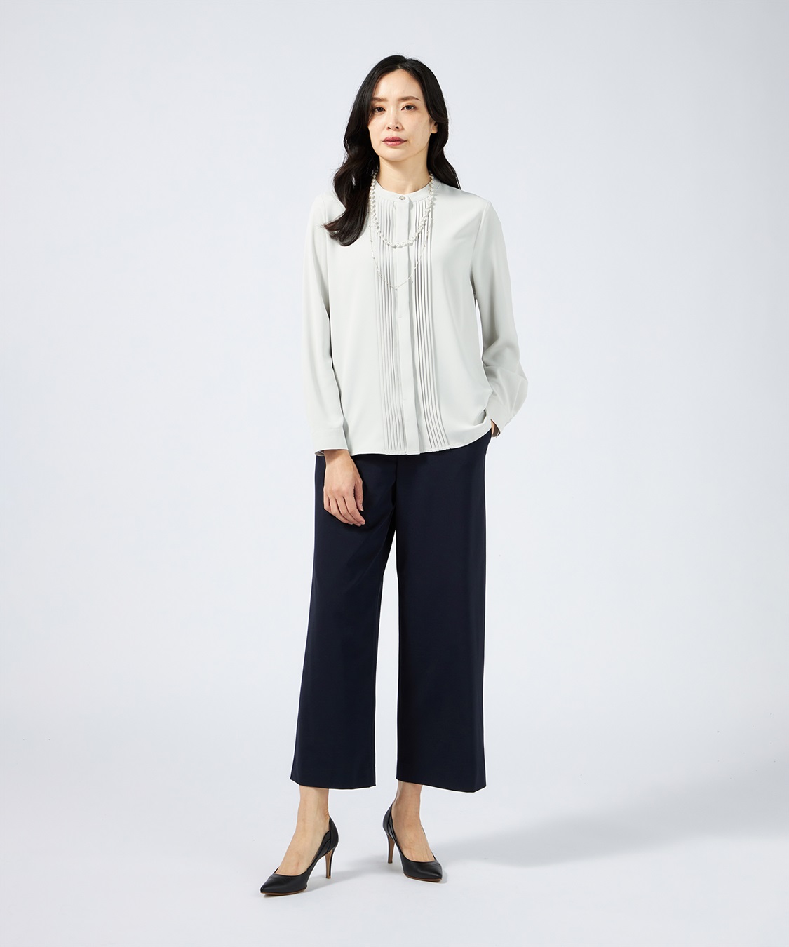 A/C DESIGN BY ALPHA CUBIC セミワイドパンツ【美モーションシリーズ・後ろウエストゴム】_sub_16