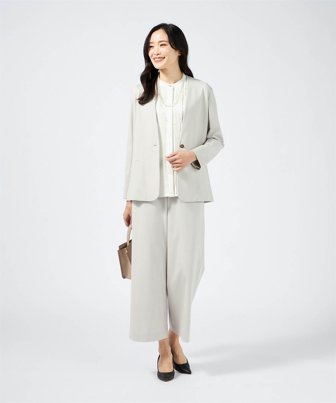 A/C DESIGN BY ALPHA CUBIC セミワイドパンツ【美モーションシリーズ・後ろウエストゴム】_sub_20