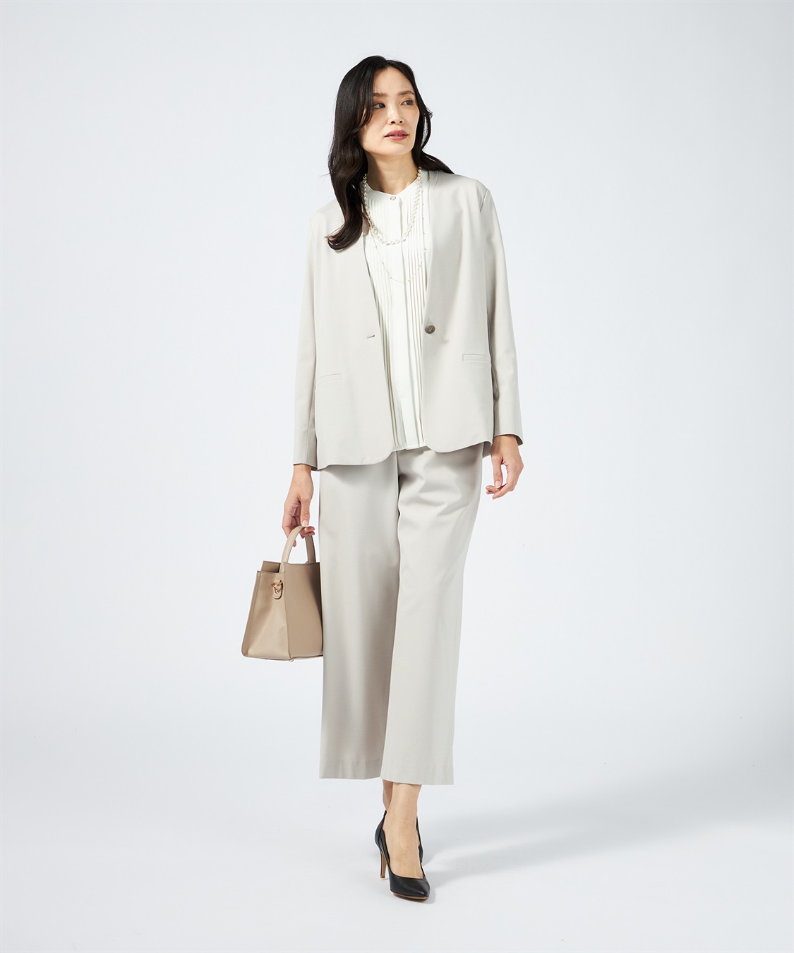 A/C DESIGN BY ALPHA CUBIC セミワイドパンツ【美モーションシリーズ・後ろウエストゴム】_sub_22