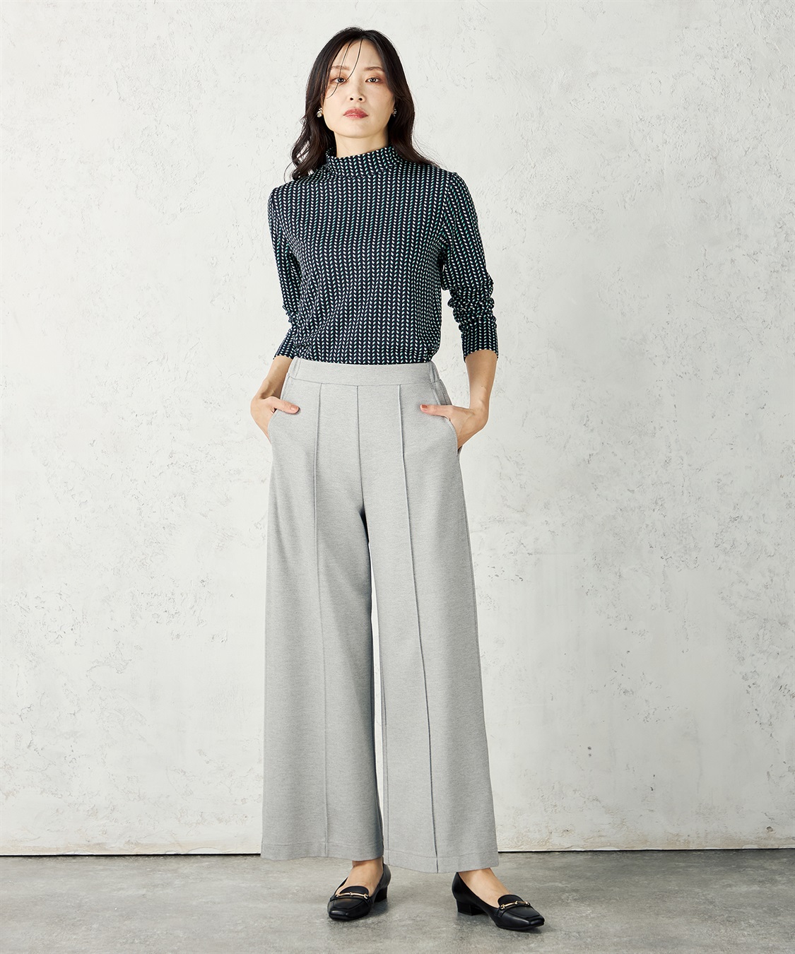 A/C DESIGN BY ALPHA CUBIC カットソーワイドパンツ_sub_14