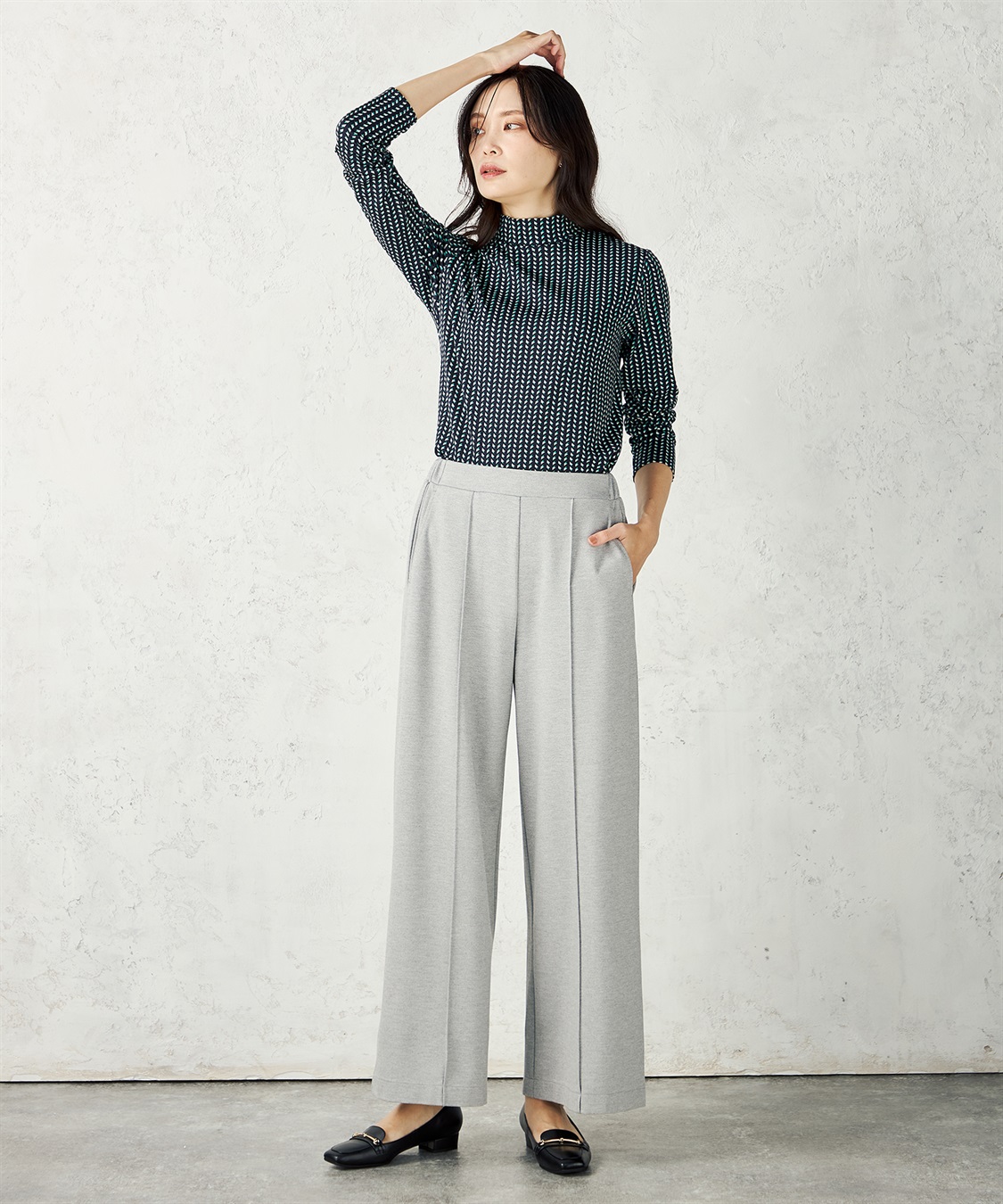 A/C DESIGN BY ALPHA CUBIC カットソーワイドパンツ_sub_15