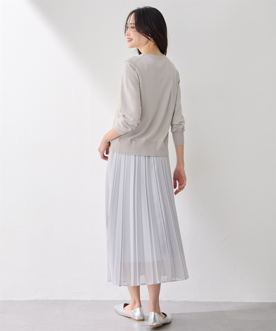 A/C DESIGN BY ALPHA CUBIC メッシュプリーツスカート_sub_6