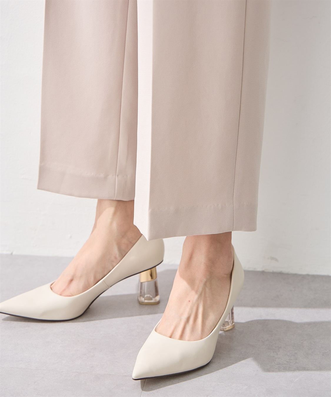 A/C DESIGN BY ALPHA CUBIC ストレッチワイドパンツ【美モーションシリーズ・後ろウエストゴム】_sub_16