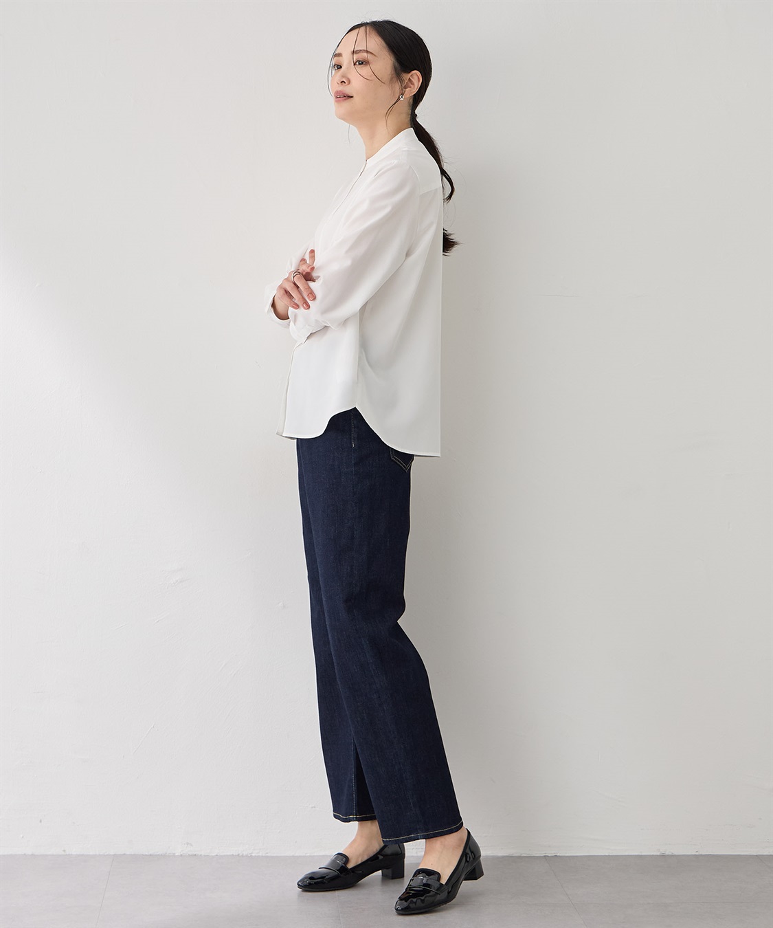 A/C DESIGN BY ALPHA CUBIC ストレッチデニムパンツ_sub_8