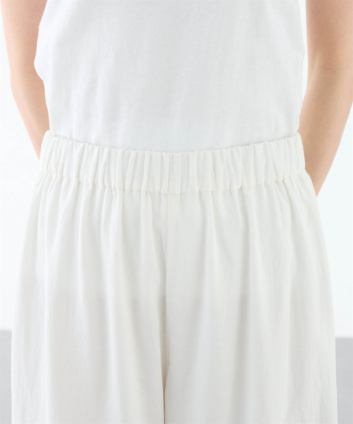 A/C DESIGN BY ALPHA CUBIC ダイヤ刺しゅうワイドパンツ【ウエストゴム】_sub_12