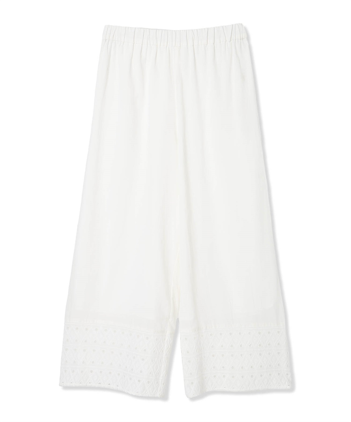 A/C DESIGN BY ALPHA CUBIC ダイヤ刺しゅうワイドパンツ【ウエストゴム】_sub_15