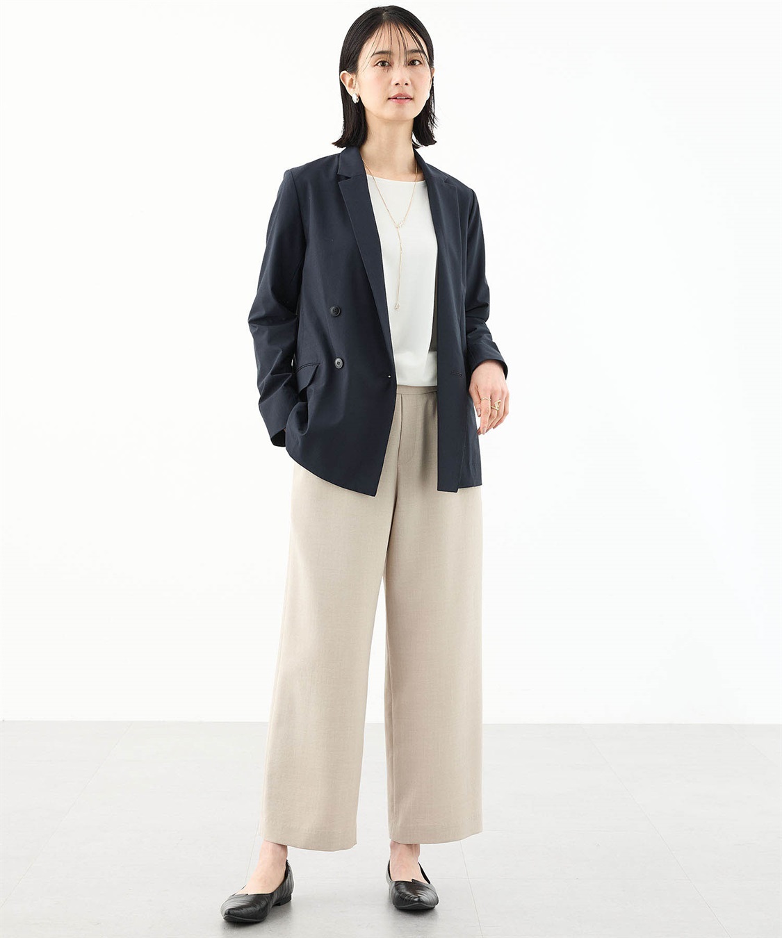 A/C DESIGN BY ALPHA CUBIC リネンライクワイドパンツ_sub_4