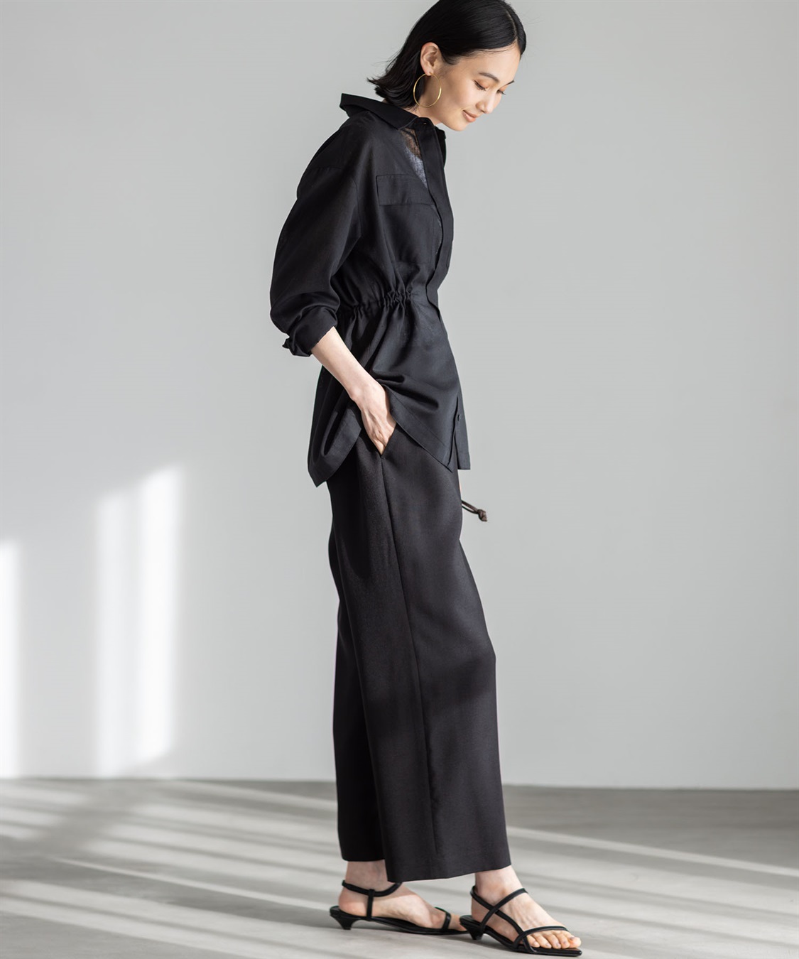 A/C DESIGN BY ALPHA CUBIC リネンライクワイドパンツ_sub_9