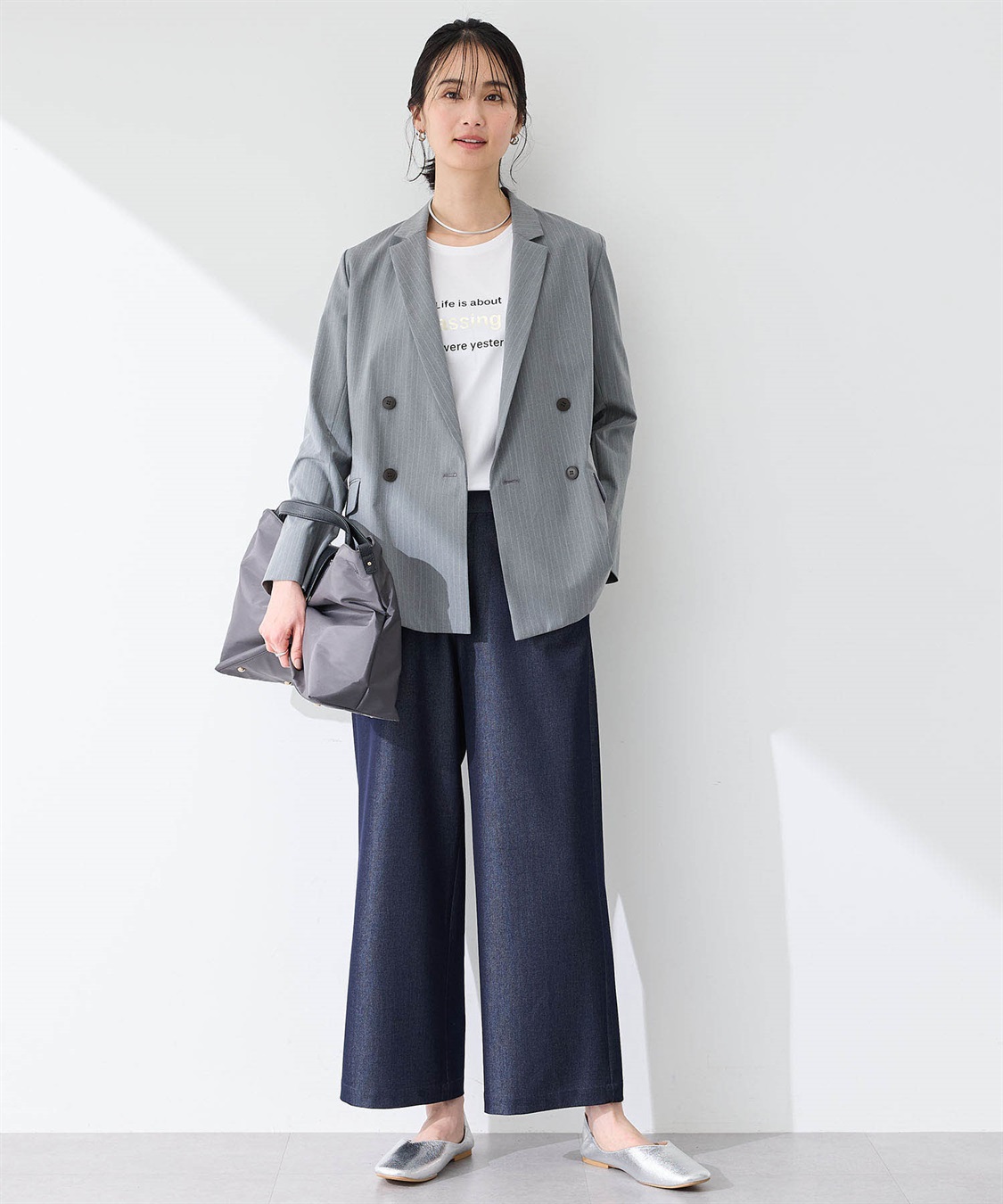 A/C DESIGN BY ALPHA CUBIC デニム風ワイドパンツ_sub_7