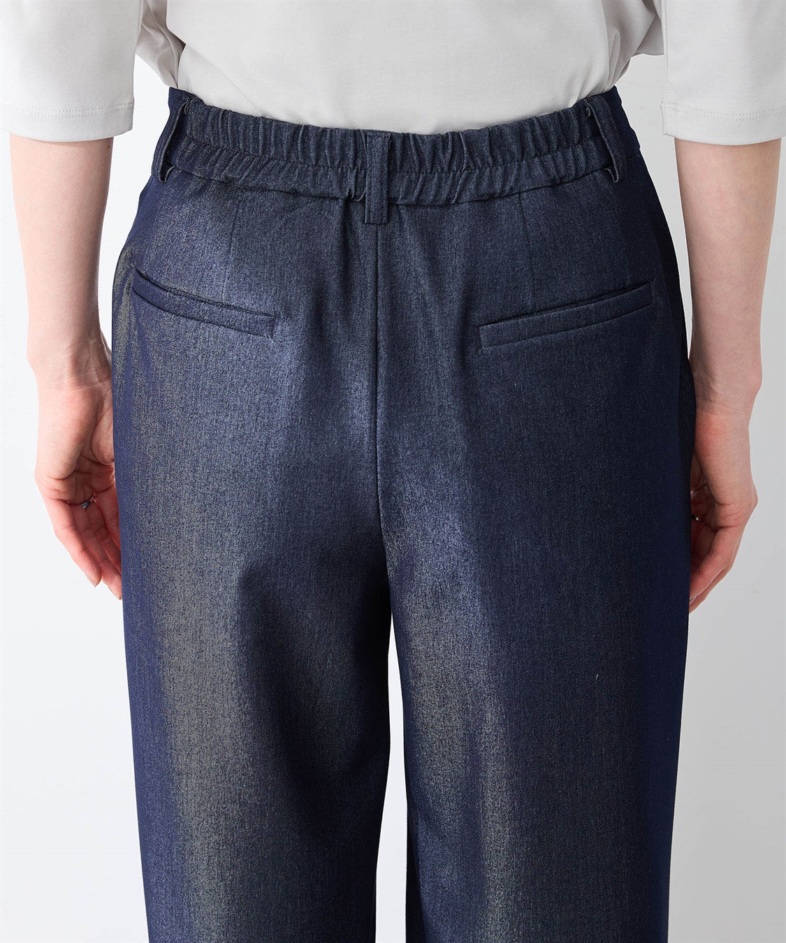 A/C DESIGN BY ALPHA CUBIC デニム風ワイドパンツ_sub_11