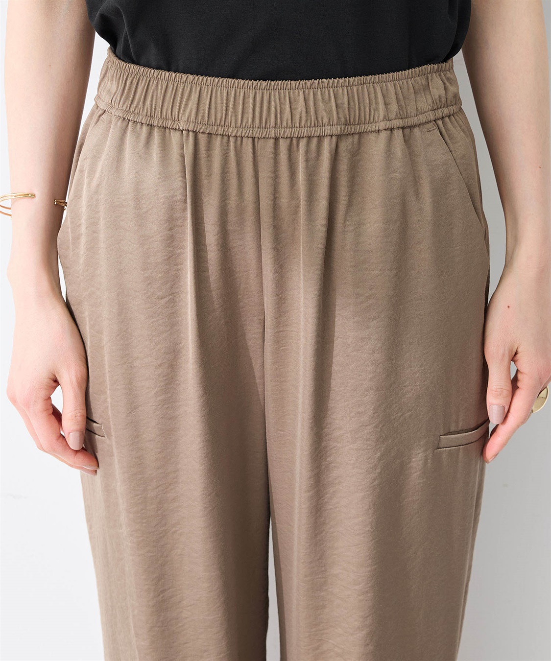 A/C DESIGN BY ALPHA CUBIC サテンジョガーパンツ_sub_11