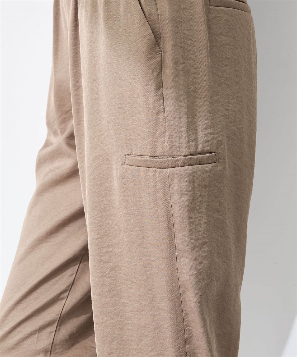 A/C DESIGN BY ALPHA CUBIC サテンジョガーパンツ_sub_14