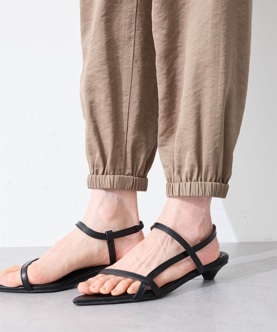 A/C DESIGN BY ALPHA CUBIC サテンジョガーパンツ_sub_15