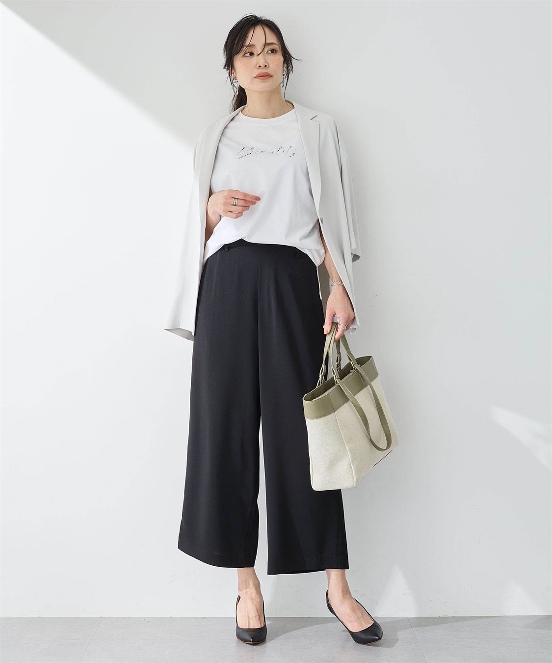 A/C DESIGN BY ALPHA CUBIC ストレッチワイドパンツ【接触冷感・UVカット・後ろウエストゴム】_sub_5