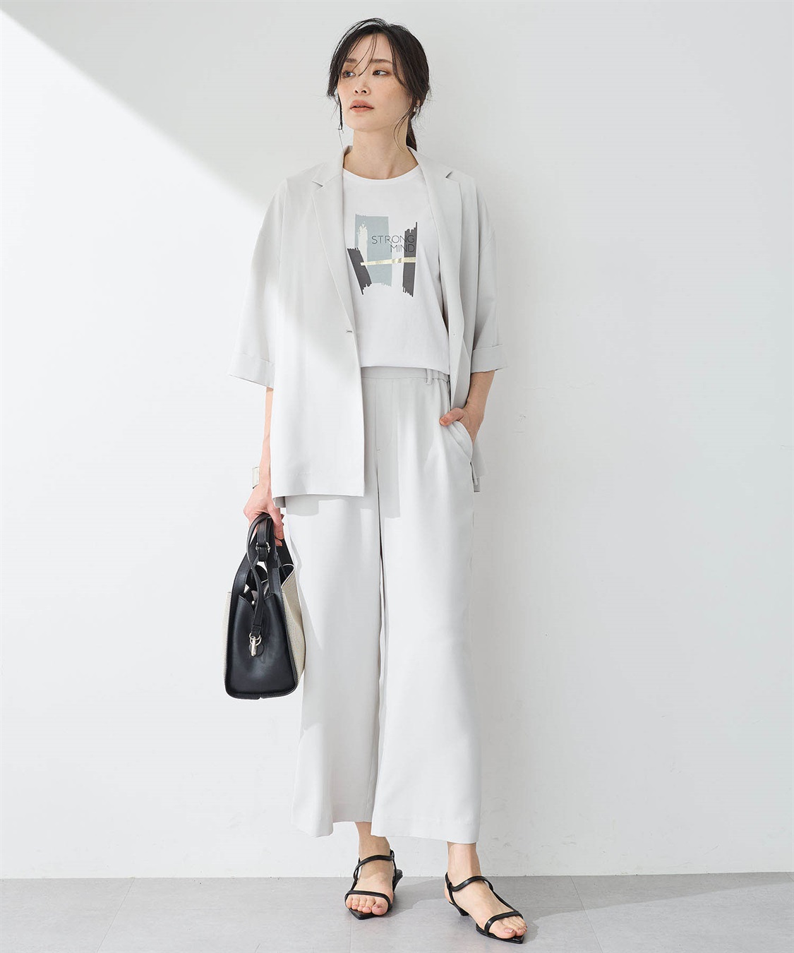 A/C DESIGN BY ALPHA CUBIC ストレッチワイドパンツ【接触冷感・UVカット・後ろウエストゴム】_sub_9