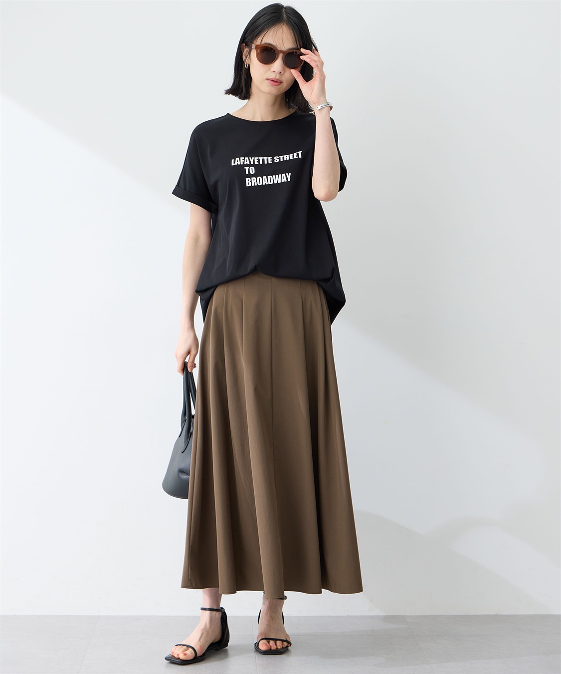 新品◇uncrave STANDARD 撥水・接触冷感・UVカットフレアスカート uncrave【撥水・UVカット・接触冷感】プルーフナイロン フレア