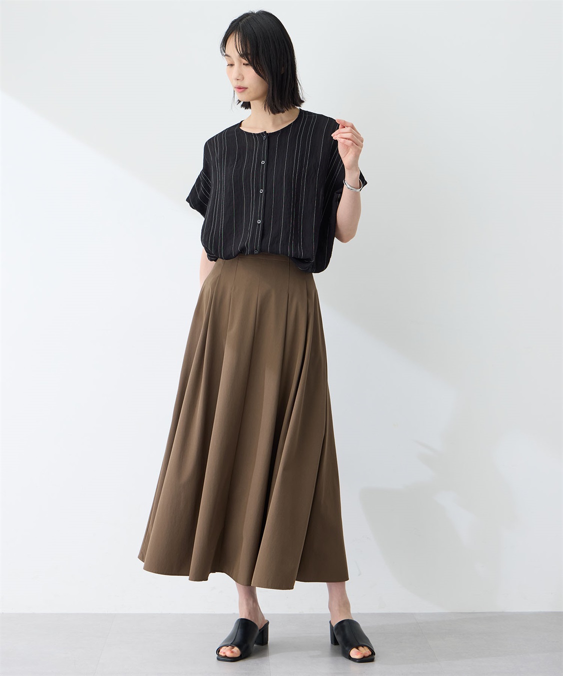 ☆VIP☆ Herno ライトストレッチナイロンスカート HERNO（ヘルノ）ライトナイロンストレッチスカート : mode shop
