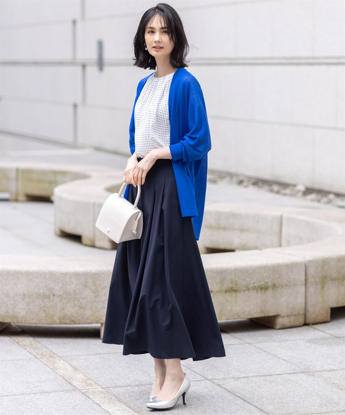 A/C DESIGN BY ALPHA CUBIC 【美モーション】ストレッチナイロンラッシュフレアスカート【接触冷感・UVカット・撥水・ウエスト後ろゴム】_sub_14