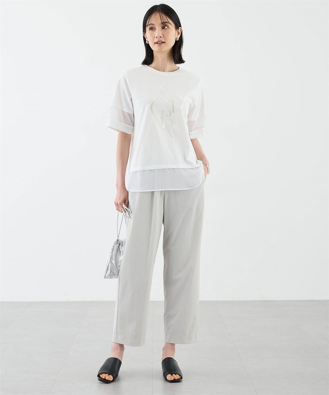 A/C DESIGN BY ALPHA CUBIC 【美モーション】ストレッチナイロンラッシュストレートパンツ【接触冷感・UVカット・撥水・ウエストゴム】_sub_7