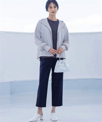 A/C DESIGN BY ALPHA CUBIC 【美モーション】ストレッチナイロンラッシュストレートパンツ【接触冷感・UVカット・撥水・ウエストゴム】_subthumb_8