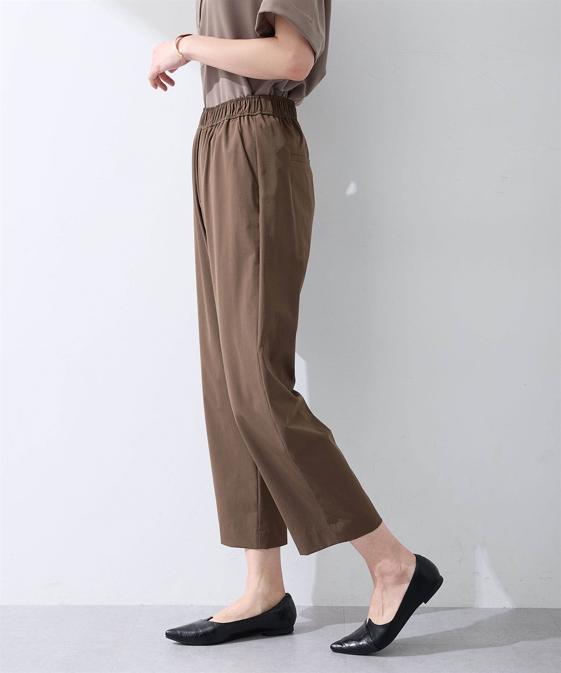 A/C DESIGN BY ALPHA CUBIC 【美モーション】ストレッチナイロンラッシュストレートパンツ【接触冷感・UVカット・撥水・ウエストゴム】_sub_11