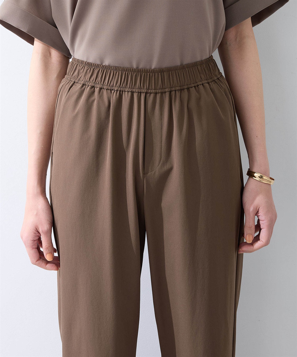 A/C DESIGN BY ALPHA CUBIC 【美モーション】ストレッチナイロンラッシュストレートパンツ【接触冷感・UVカット・撥水・ウエストゴム】_sub_13