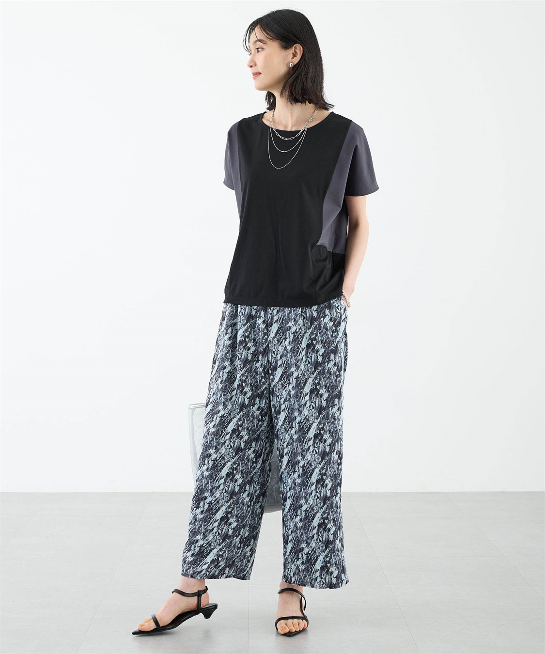 A/C DESIGN BY ALPHA CUBIC 【アルコラージュ】幾何プリントイージーパンツ【ウエスト後ろゴム】_sub_2