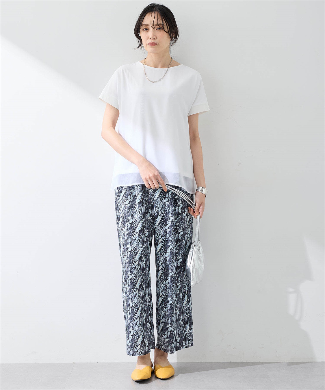 A/C DESIGN BY ALPHA CUBIC 【アルコラージュ】幾何プリントイージーパンツ【ウエスト後ろゴム】_sub_5