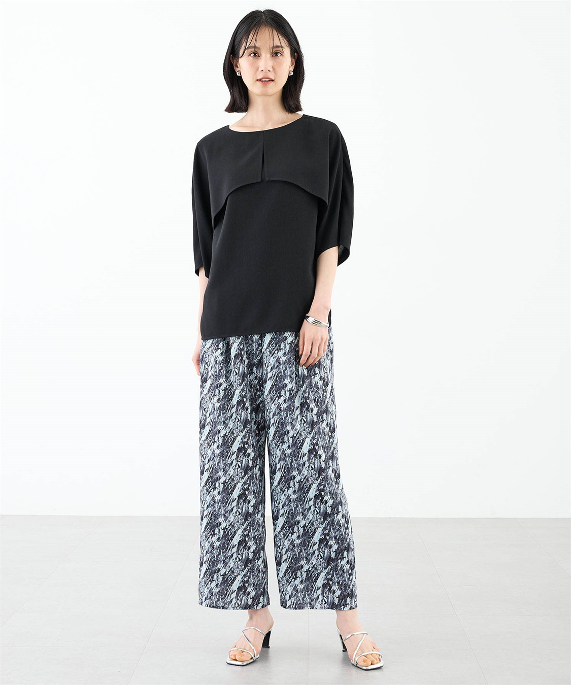 コットン3Dパンツアート2のみ Spick＆Span パンツ 「追加」crinkle crinkle 3D embroidery dot