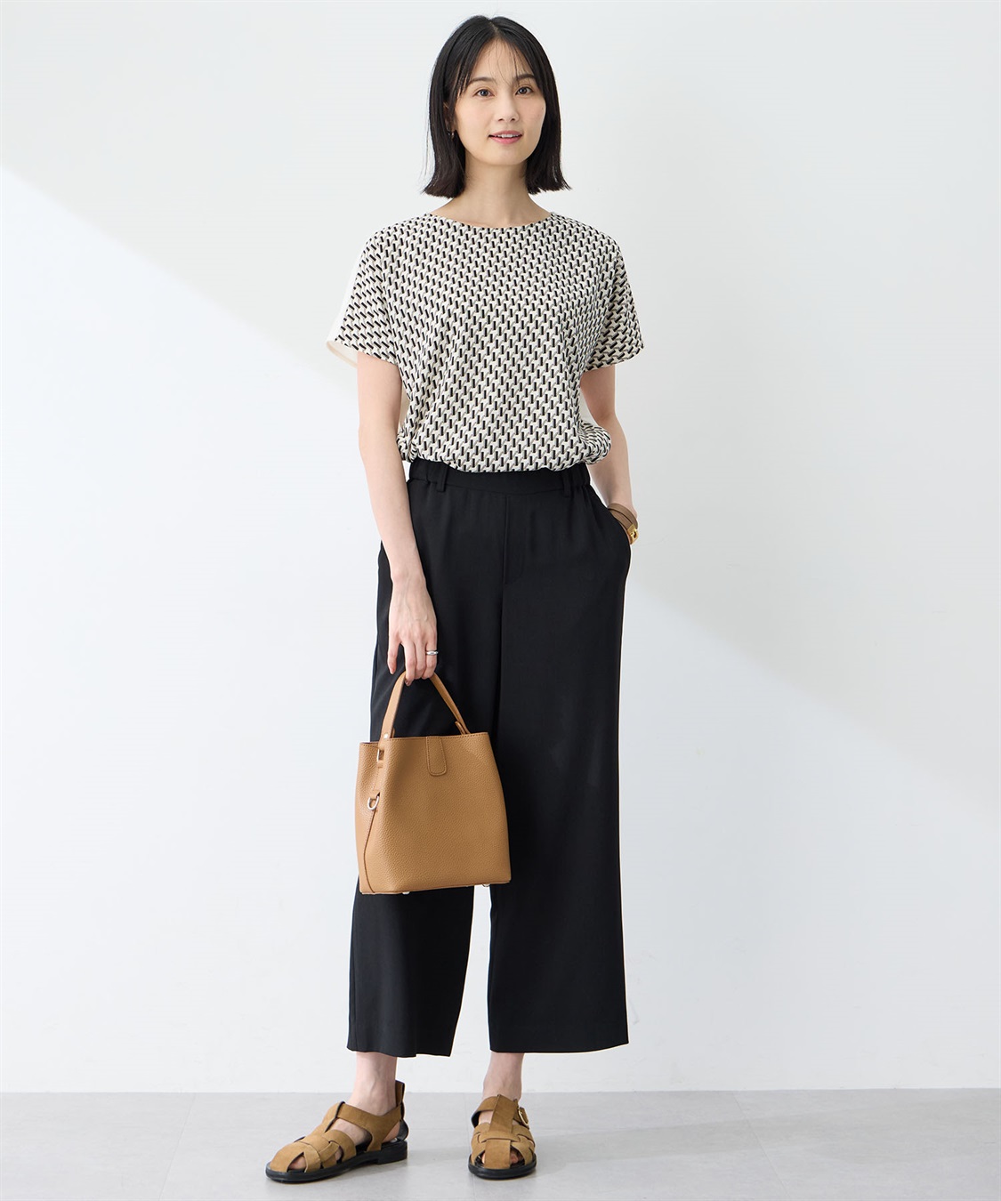 A/C DESIGN BY ALPHA CUBIC 【美モーション】トリニータストレッチワイドパンツ【接触冷感・UVカット】_sub_3