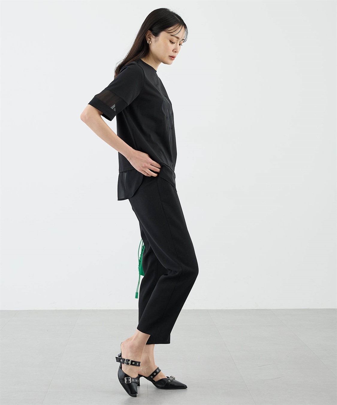 A/C DESIGN BY ALPHA CUBIC 【美モーション】トリニータストレッチテーパードパンツ【接触冷感・UVカット】_sub_3