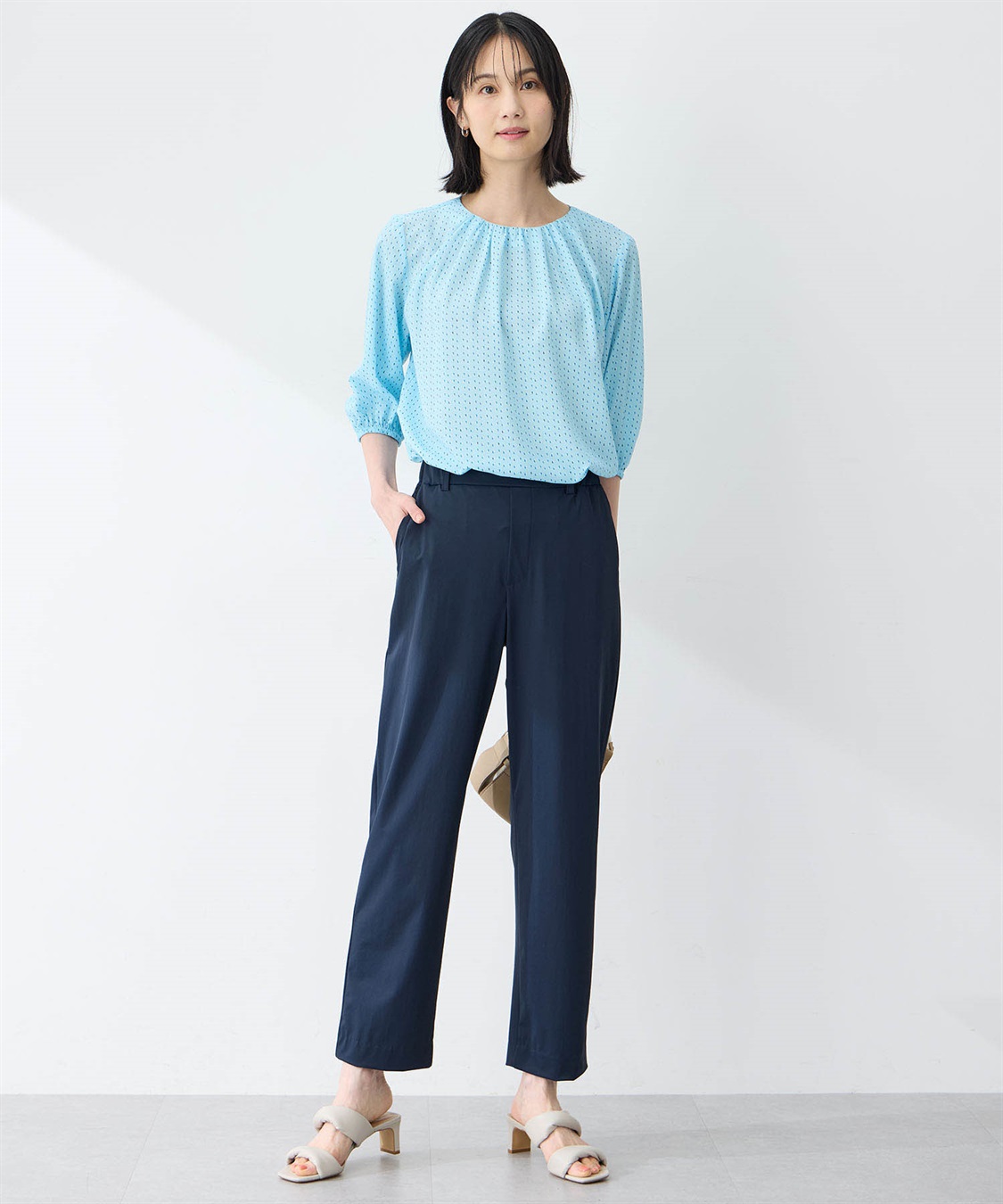 A/C DESIGN BY ALPHA CUBIC 【美モーションCOOL】クールストレートパンツ【接触冷感・UVカット・洗える】_sub_7