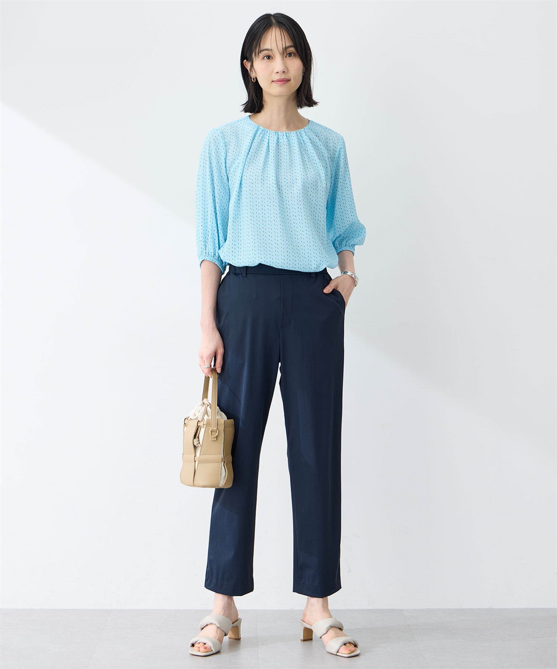 A/C DESIGN BY ALPHA CUBIC 【美モーションCOOL】クールストレートパンツ【接触冷感・UVカット・洗える】_sub_8